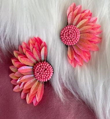 Flower earrings